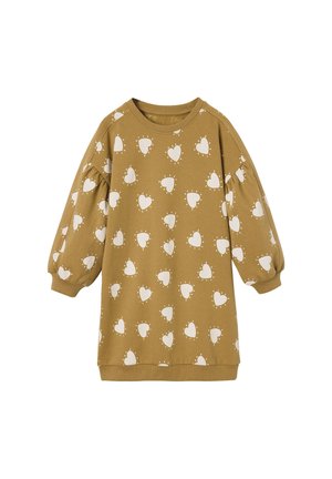 Vertbaudet, VERTBAUDET KURZES SWEATKLEID MÄDCHEN - Day dress - olivgrün