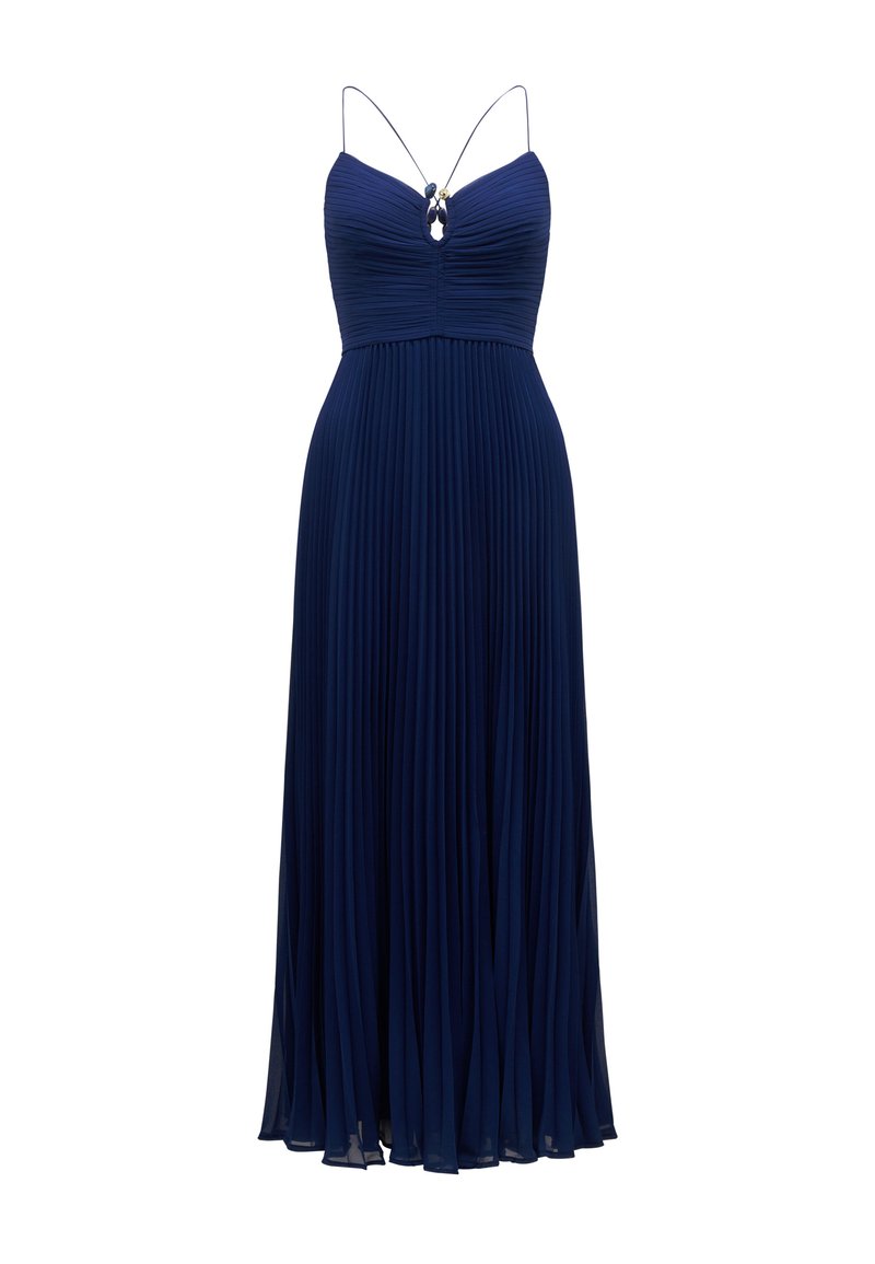 open lace back dress Pleated Point Collar Shirt - Classic Formalwear