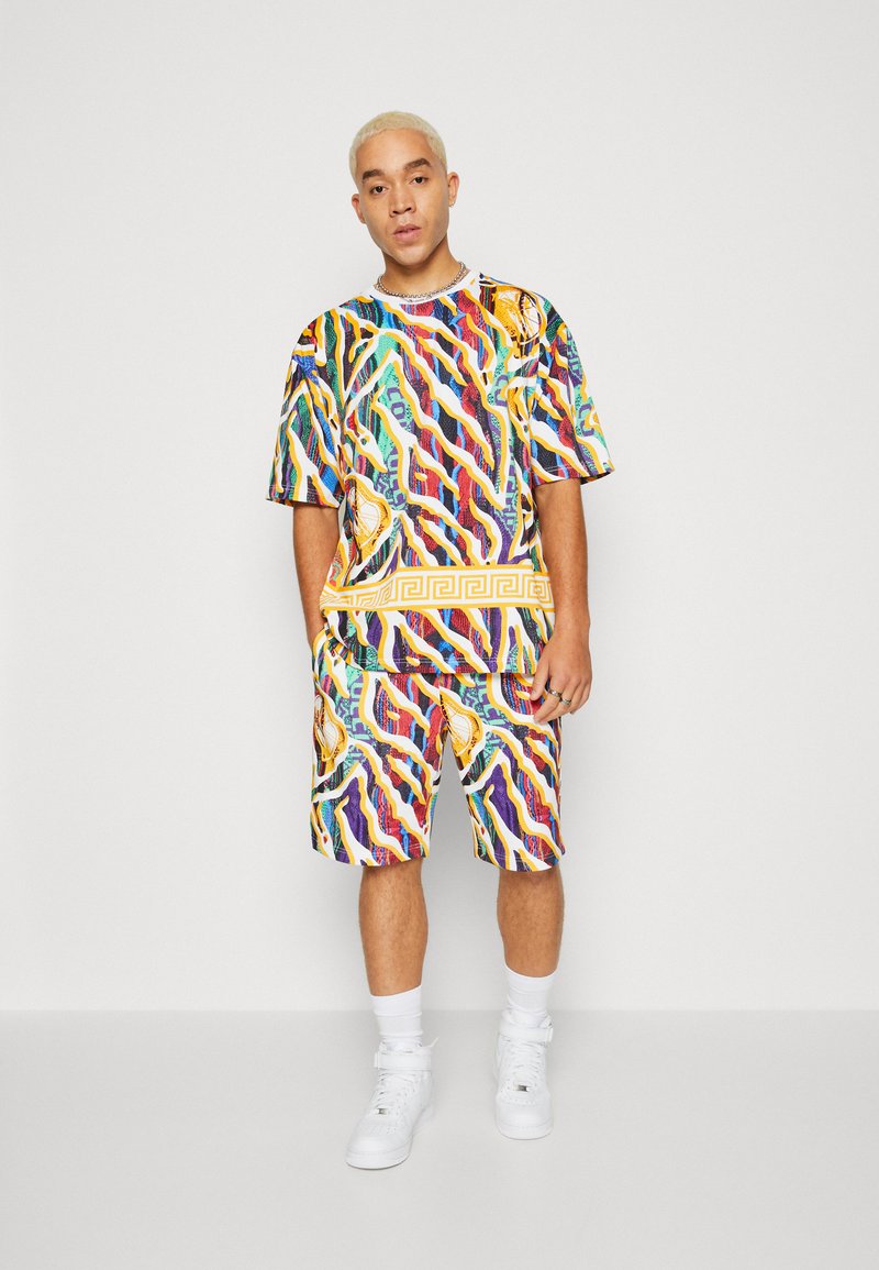 Carlo Colucci UNISEX - Rövidnadrágok - white/multicolor