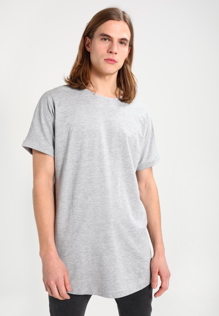 Urban Classics SHAPED TURNUP - Basic póló - grey