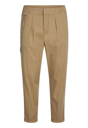 Redefined Rebel LEE CROPPED PANTS - Hlače - travertine