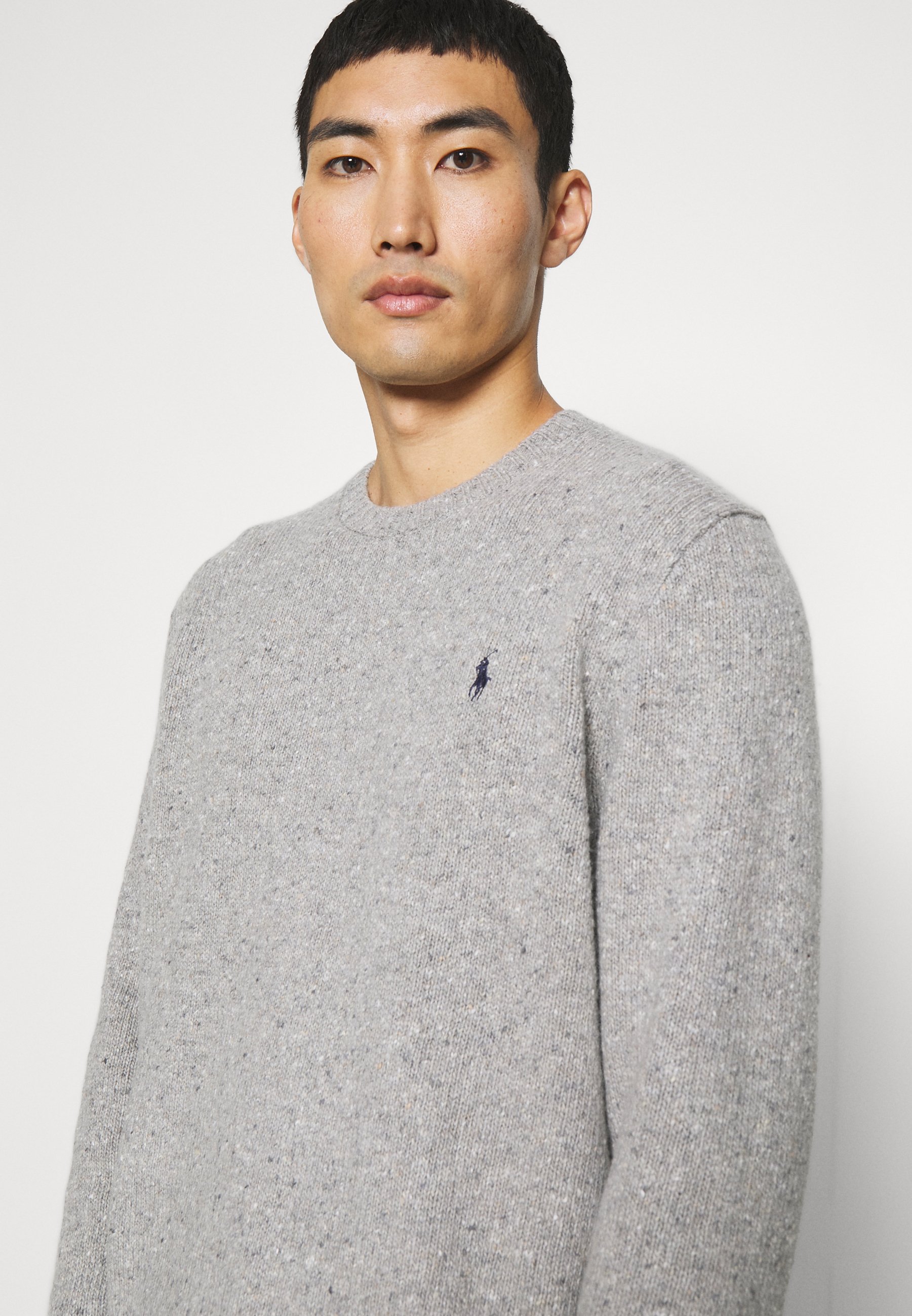 Ralph lauren grey polo long sleeve Outlet