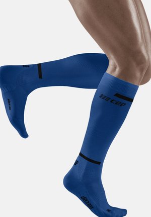THE RUN COMPRESSION SOCKS KNEE-HIGH MEN - MADE IN GERMANY - Kniestrümpfe - blue