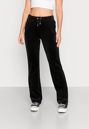 OMBRE DIAMANTE TRACK PANT - Tracksuit bottoms - black