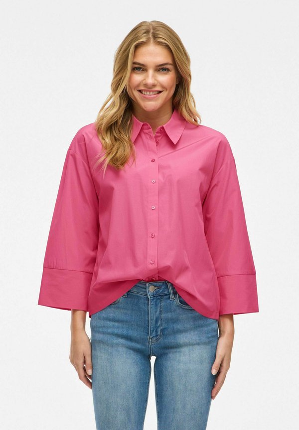 VIBELFIE LANGARM - Hemdbluse - sangria sunset