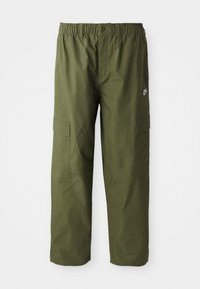 CLUB PANT - Cargo trousers - medium olive/white