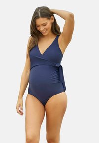 JoJo Maman Bébé MATERNITY FIT -MATERNITY  - Fürdőruha - navy blue