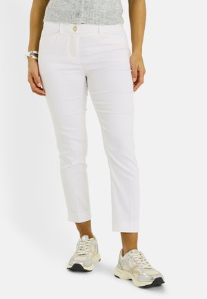 CIGARETTE RACCOURCI - Pantalon classique - blanc