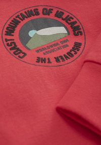 Indian Blue jeans ROUND PRINT - Longsleeve - hibiscus red