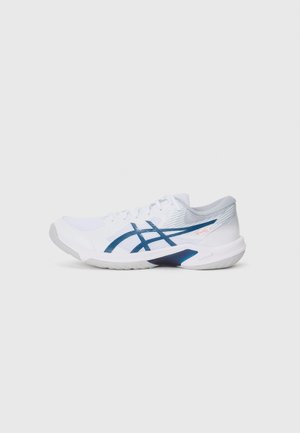 BEYOND  - Handball shoes - white/mako blue