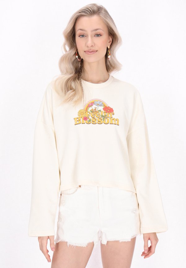 Sweatshirt - cream