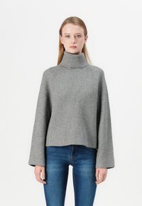 Object OBJVIOLA ROLLNECK - Svetrík - medium grey