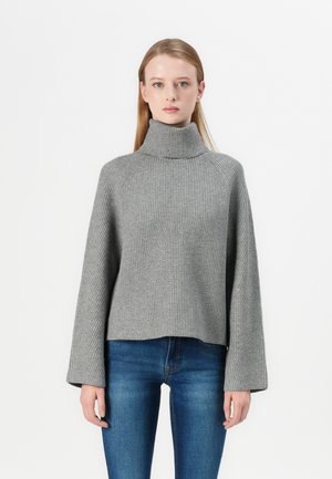Object OBJVIOLA ROLLNECK - Pullover - medium grey