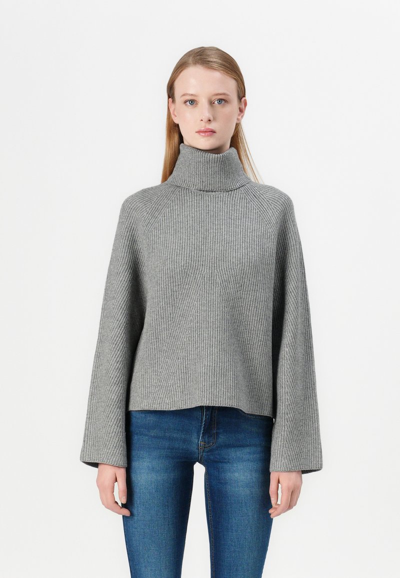 Object OBJVIOLA ROLLNECK - Svetrík - medium grey