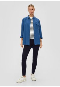s.Oliver EXTRA VAN EEN MIX - Legging - navy