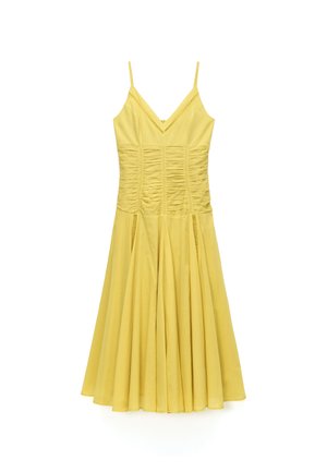 ADOLFO DOMINGUEZ, Jurk - yellow