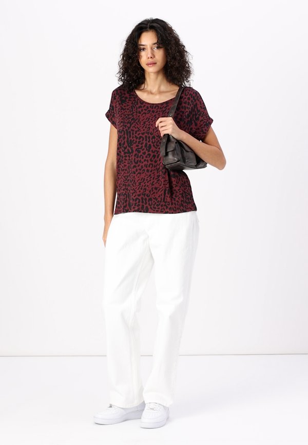 ONLMOSTER - Print T-shirt - tawny port3