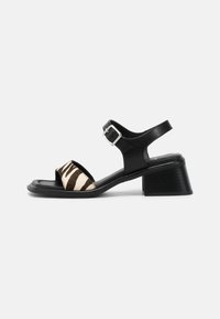 Vagabond - INES - Sandals - black/white Thumbnail Image 1