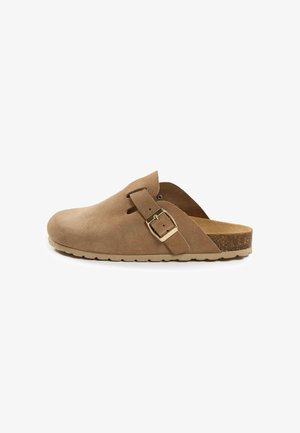 Glamorous, MULE - Muiltjes - taupe
