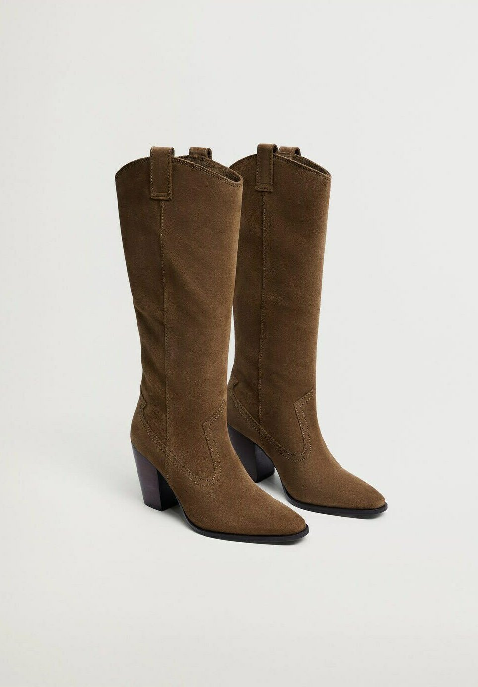 Mango FIRST - Botas de tacón - tobacco-braun/marrón - Zalando.es