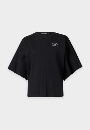 KARL LAGERFELD, WIDE SLEEVE - T-shirt basique - black