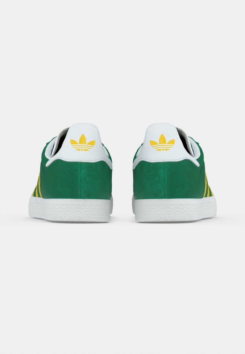 adidas gazelle silver green womens Adidas - WMNS SL 72 OG Sneaker in Collegiate Green & Yellow