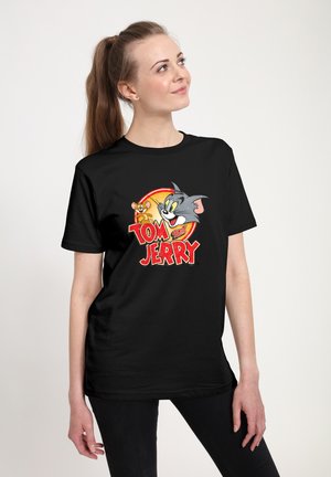 Henry Tiger TOM AND JERRY VINTAGE GRAPHIC - Print T-shirt - black