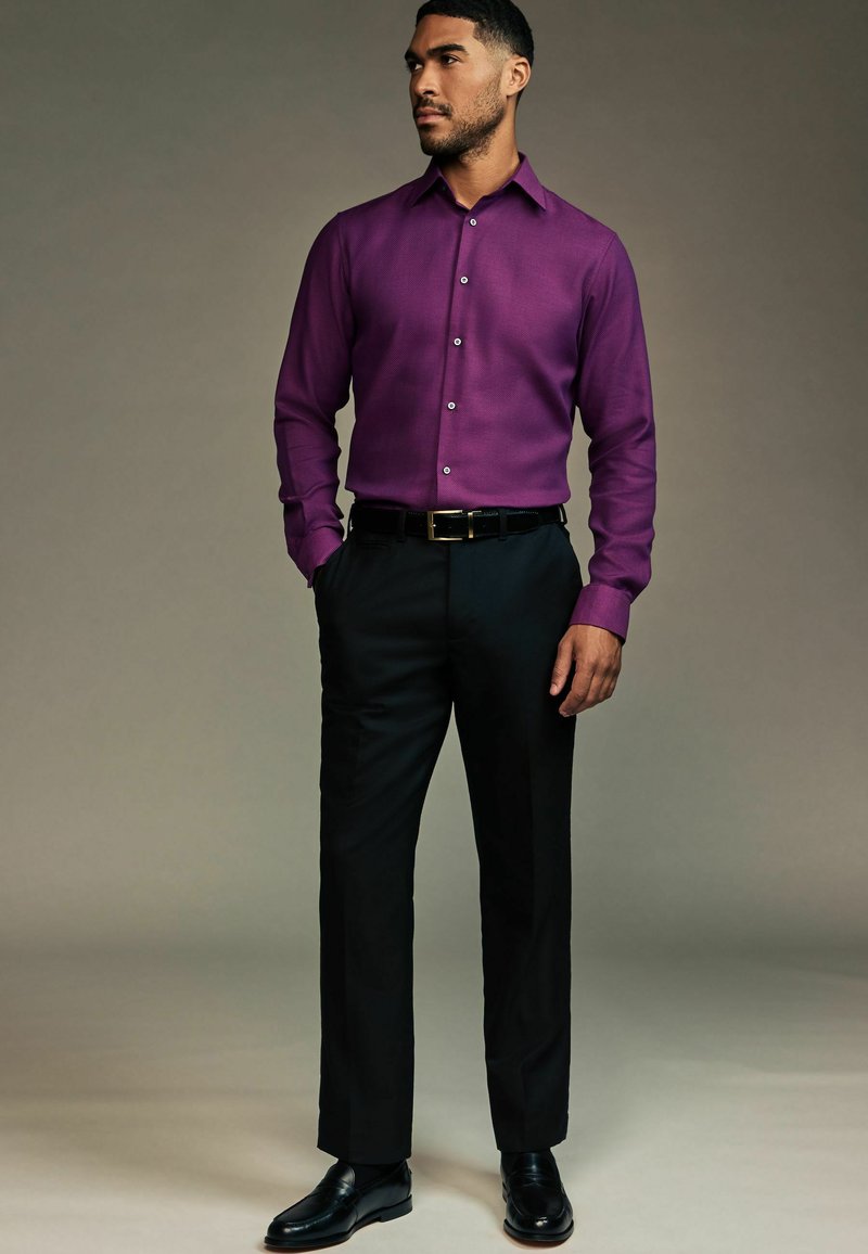 Next TRIMMED EASY CARE SINGLE CUFF - Hemd - purple
