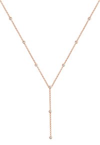 Elli SPARKLING GEO - MIT KRISTALLEN VON SWAROVSKI® - Halskæder - rose gold-coloured