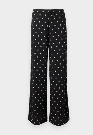 JDY, JDYDEBBIE NEW LOOSE - Pantalon classique - black/sandshell
