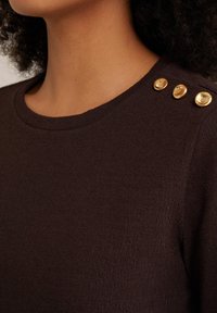 WE Fashion T-shirt basic - brown