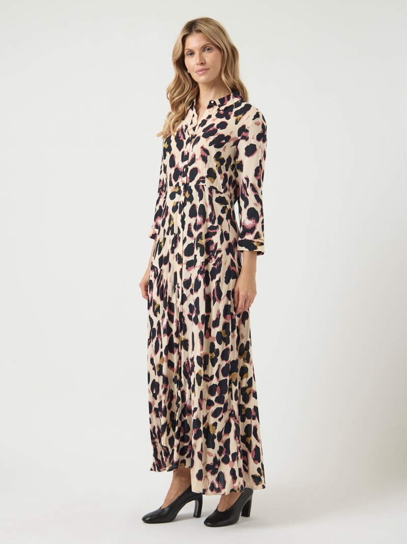 YAS YASSAVANNA LONG SHIRT DRESS S. NOOS - Shirt dress - mellow  rose/multi-coloured - Zalando.co.uk