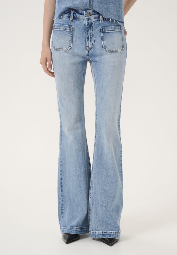 DANGOMW HIGH WIDE BOOTCUT - Jeans Bootcut