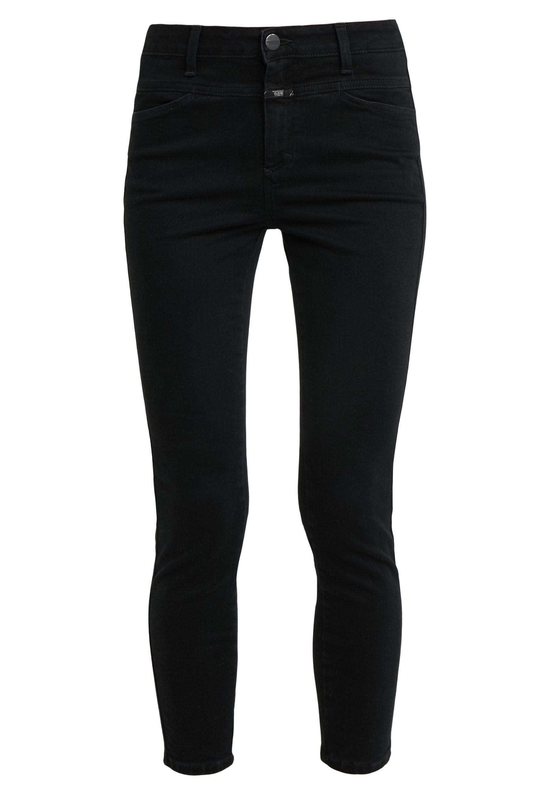 closed skinny pusher high waist