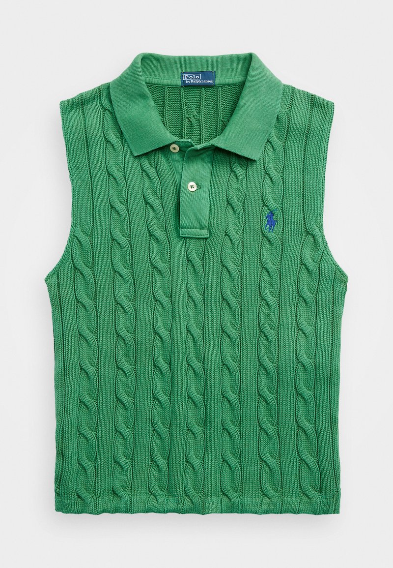 Polo Ralph Lauren COTTON SLEEVELESS POLO SHIRT - Polo marškinėliai - fiji green