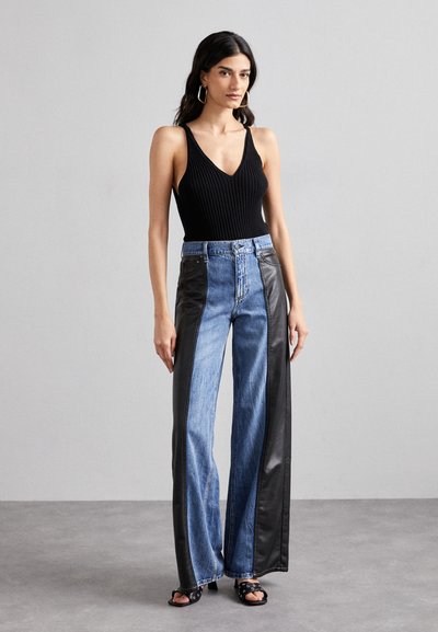 Alice + Olivia TRISH ULTRA - Platėjantys džinsai - brooklyn blue