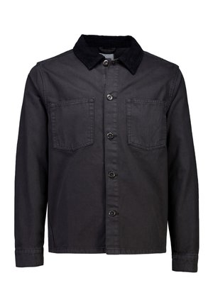 Lindbergh, CORDUROY COLAR TWILL OVERSHIRT - Jeansjacke - ink grey