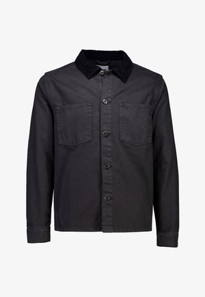 Lindbergh, CORDUROY COLAR TWILL OVERSHIRT - Spijkerjas - ink grey