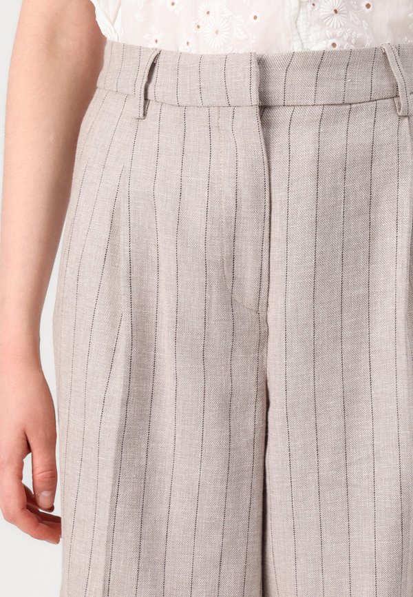 SLFVILKA SUN EXTRA WIDE PANT - Trousers - oatmeal4