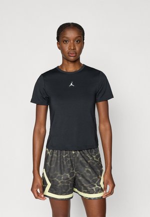 TOP - Sport T-shirt - black/white