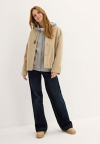bonprix MIT UND TASCHE - Felpa con zip - grey