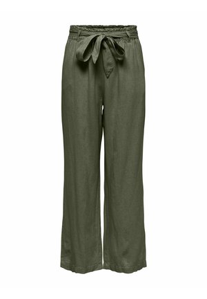 JDY SAY BELT NOOS - Trousers - kalamata