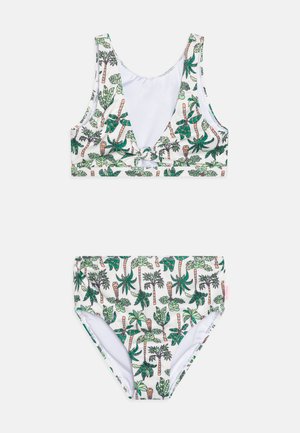 Seafolly PALM COVE KNOT BACK - Bikini - off-withe/green
