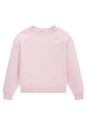 MIT TEXTPRINT - Sweatshirt - soft pastel pink