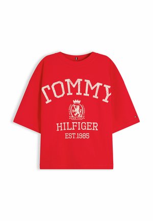 Tommy Hilfiger, OVERSIZED, czerwony