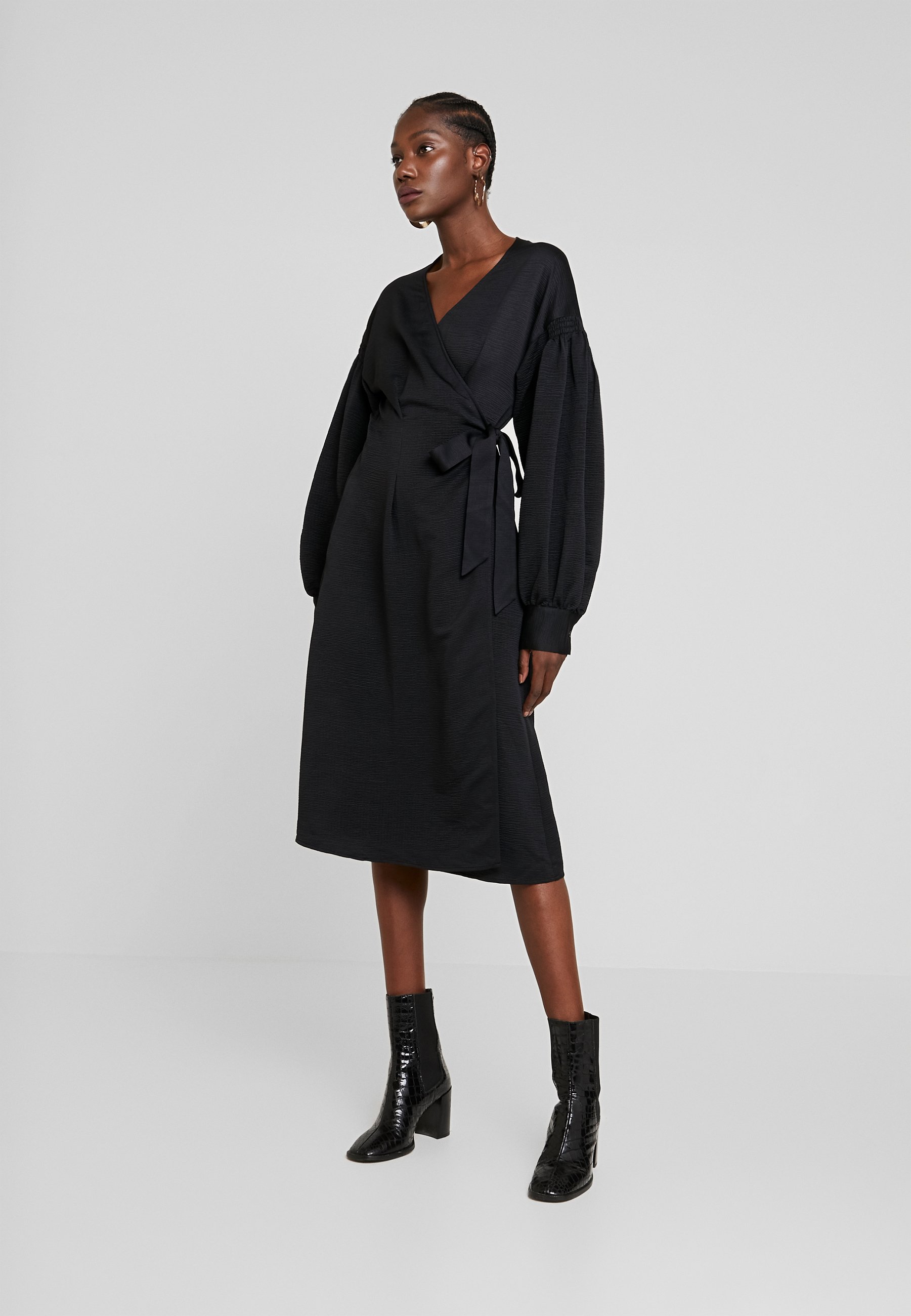 Samsøe Samsøe MERRILL DRESS Kjole blacksvart Zalando.no Samsøe Samsøe MERRILL DRESS - Kjole - air khaki