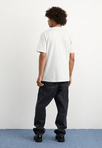 Carhartt WIP SCRIPT - Print T-shirt - ash heather/duck blue