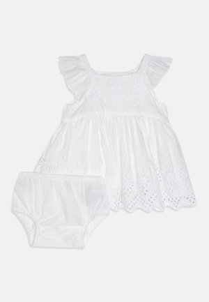 EYELET DRESS BABY - Cocktailkleid/festliches Kleid - optic white