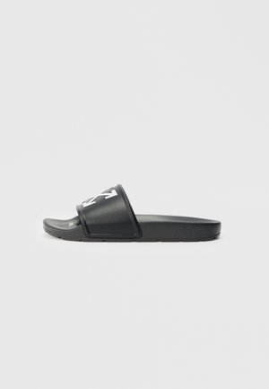 ARROW SLIDER - Badslippers - black/white