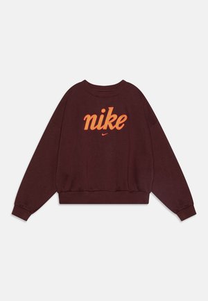 Nike Sportswear CLUB STAR - Sudadera - burgundy crush/hot punch